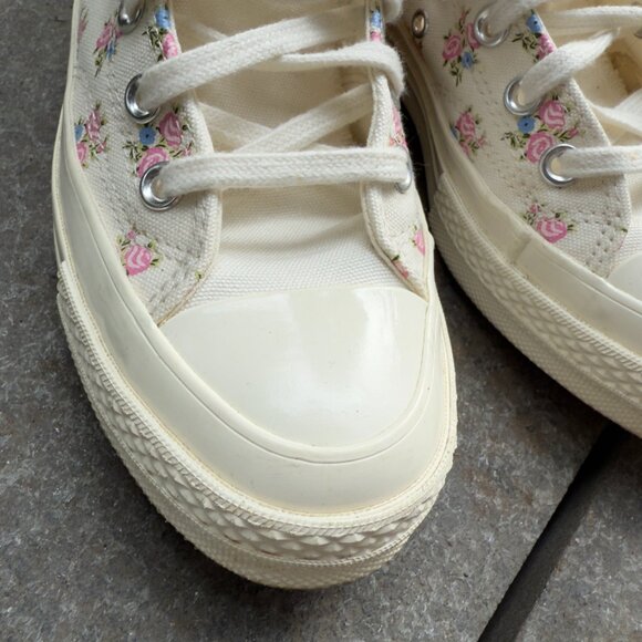 Converse High 'Patchwork Floral' Shoes - Size 7.5 - Picture 14 of 15